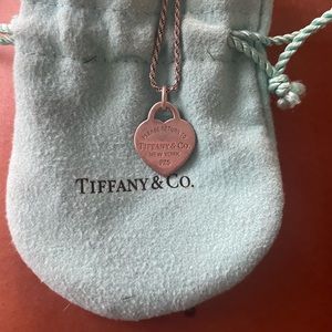 Authentic Tiffany & co love pendant
